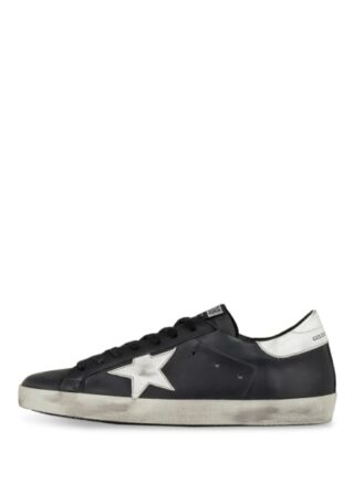 Golden Goose Super-Star Sneaker Herren, Schwarz