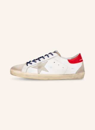 Golden Goose Super-Star Sneaker Herren, Weiß