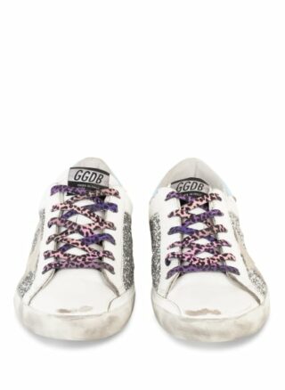 Golden Goose Superstar Sneaker Damen, Silber