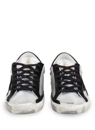 Golden Goose Superstar Sneaker Damen, Silber