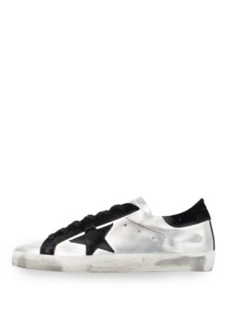 Golden Goose Superstar Sneaker Damen, Silber