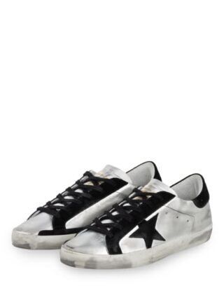 Golden Goose Superstar Sneaker Damen, Silber