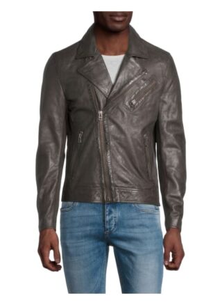 Goosecraft Lederjacke Herren, Braun