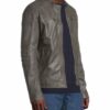 Goosecraft Lederjacke Herren, Grau