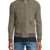 Goosecraft Lederjacke Herren, Grau