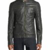 Goosecraft Lederjacke Herren, Grün