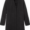 Grimada A70 Wollmantel Damen, Schwarz