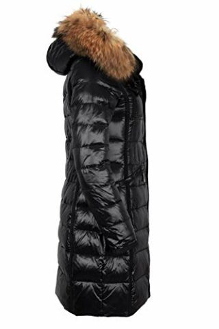 Grimada M006 TARORE Daunenmantel Damen, Schwarz