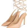 Guess Briola Samtpumps Damen, Beige