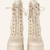 Guess Cabra Schnürstiefeletten Damen, Weiß