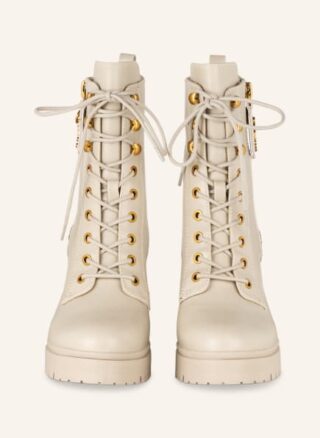 Guess Cabra Schnürstiefeletten Damen, Weiß