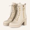 Guess Cabra Schnürstiefeletten Damen, Weiß