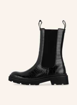 Guess Chelsea Boots Damen, Schwarz