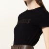 Guess Kimetz T-Shirts Damen, Schwarz