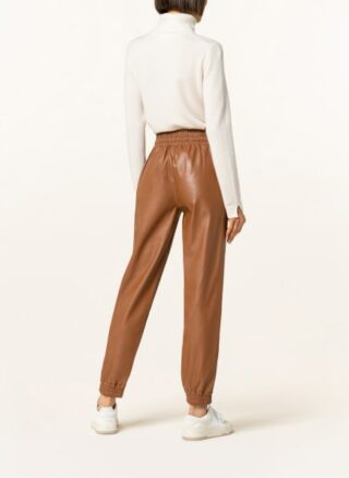 Guess Letizia Lederhose Damen, Braun