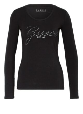 Guess Longsleeve Damen, Schwarz