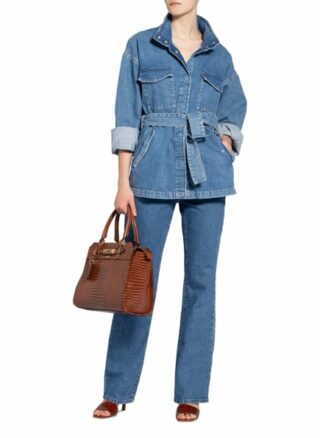 Guess Raffie Handtasche Damen, Braun