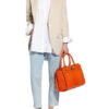 Guess Raffie Handtasche Damen, Orange