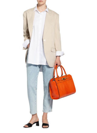 Guess Raffie Handtasche Damen, Orange