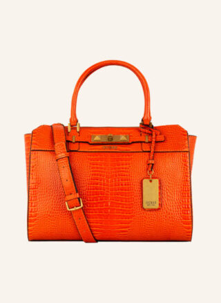 Guess Raffie Handtasche Damen, Orange
