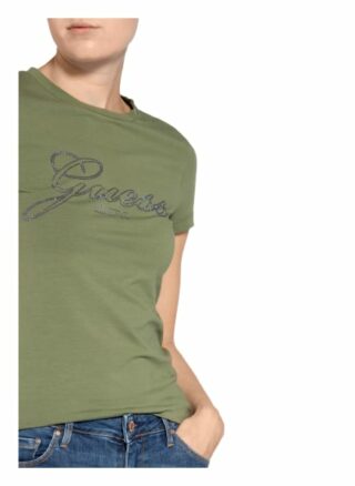 Guess Selina T-Shirts Damen, Grün