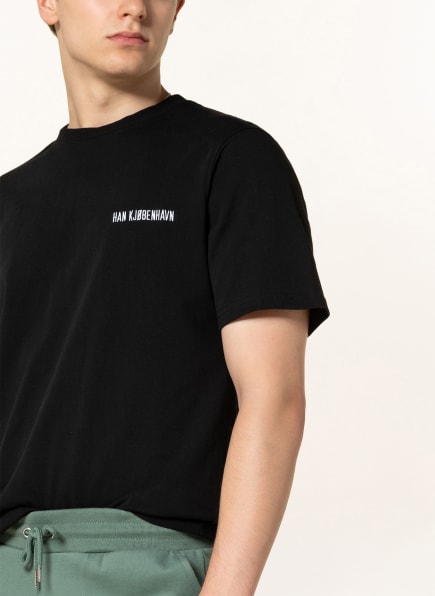 HAN KJØBENHAVN T-Shirt Herren, Schwarz