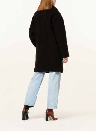 HARRIS WHARF LONDON Teddyfell-Mantel Damen, Braun