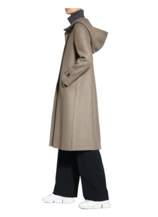 HARRIS WHARF LONDON Wollmantel Damen, Beige