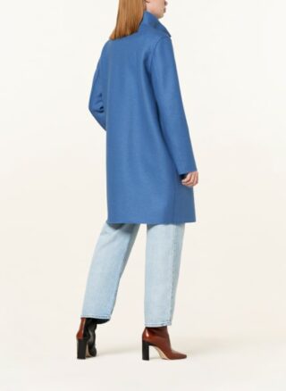 HARRIS WHARF LONDON Wollmantel Damen, Blau