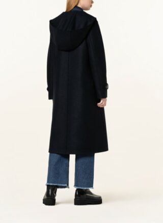 HARRIS WHARF LONDON Wollmantel Damen, Blau