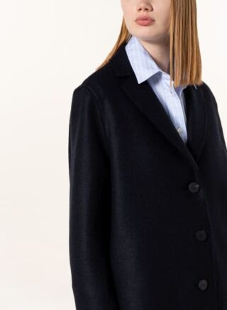 HARRIS WHARF LONDON Wollmantel Damen, Blau