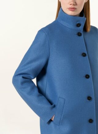 HARRIS WHARF LONDON Wollmantel Damen, Blau