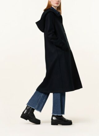 HARRIS WHARF LONDON Wollmantel Damen, Blau