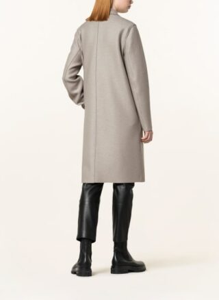 HARRIS WHARF LONDON Wollmantel Damen, Grau