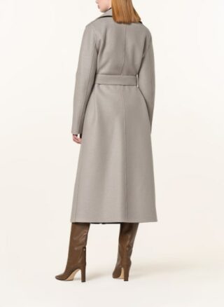 HARRIS WHARF LONDON Wollmantel Damen, Grau