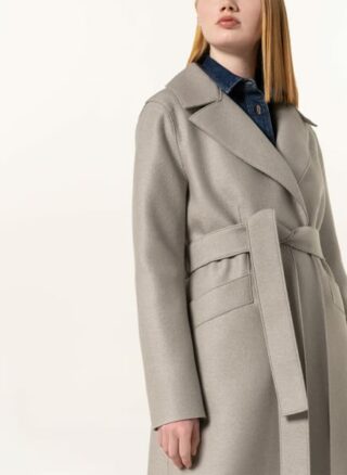 HARRIS WHARF LONDON Wollmantel Damen, Grau