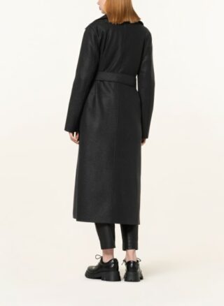 HARRIS WHARF LONDON Wollmantel Damen, Schwarz