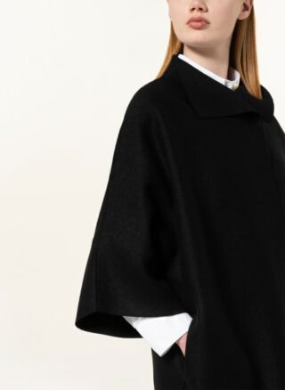 HARRIS WHARF LONDON Wollmantel Damen, Schwarz