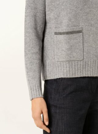 HEMISPHERE Cashmere-Pullover Damen, Grau