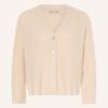 HEMISPHERE Cashmere-Strickjacke Damen, Beige