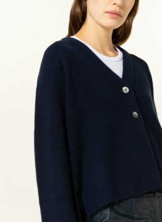 HEMISPHERE Cashmere-Strickjacke Damen, Blau
