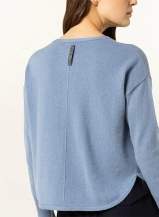 HEMISPHERE Cashmere-Strickjacke Damen, Blau