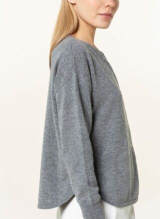 HEMISPHERE Cashmere-Strickjacke Damen, Grau