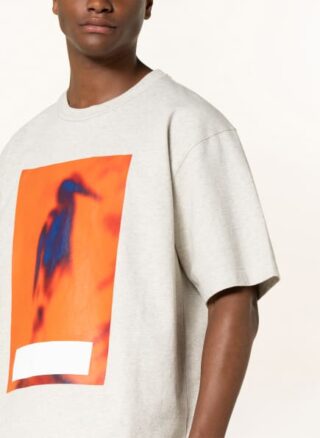 HERON PRESTON Oversized-Shirt Herren, Grau
