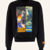 HERON PRESTON Oversized-Sweatshirt Herren, Schwarz