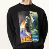 HERON PRESTON Oversized-Sweatshirt Herren, Schwarz
