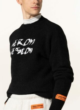 HERON PRESTON Pullover Herren, Schwarz