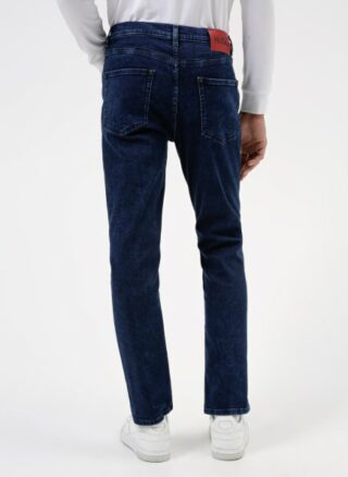 HUGO 677/38 Straight Leg Jeans Herren, Blau