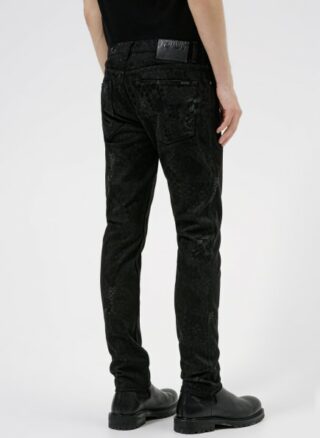 HUGO 734 Skinny Jeans Herren, Schwarz