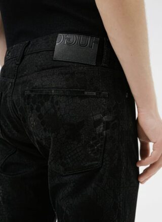 HUGO 734 Skinny Jeans Herren, Schwarz